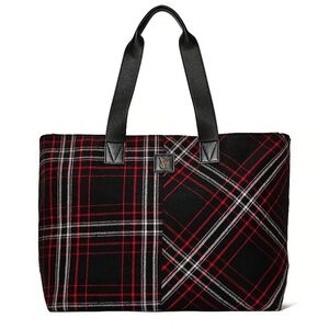 Victoria's Secret Plaid Tote Bag